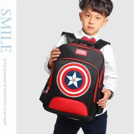 

Miliki Tas Anak Sekolah Sd Laki Laki Karakter Captain America Impor Anti Air