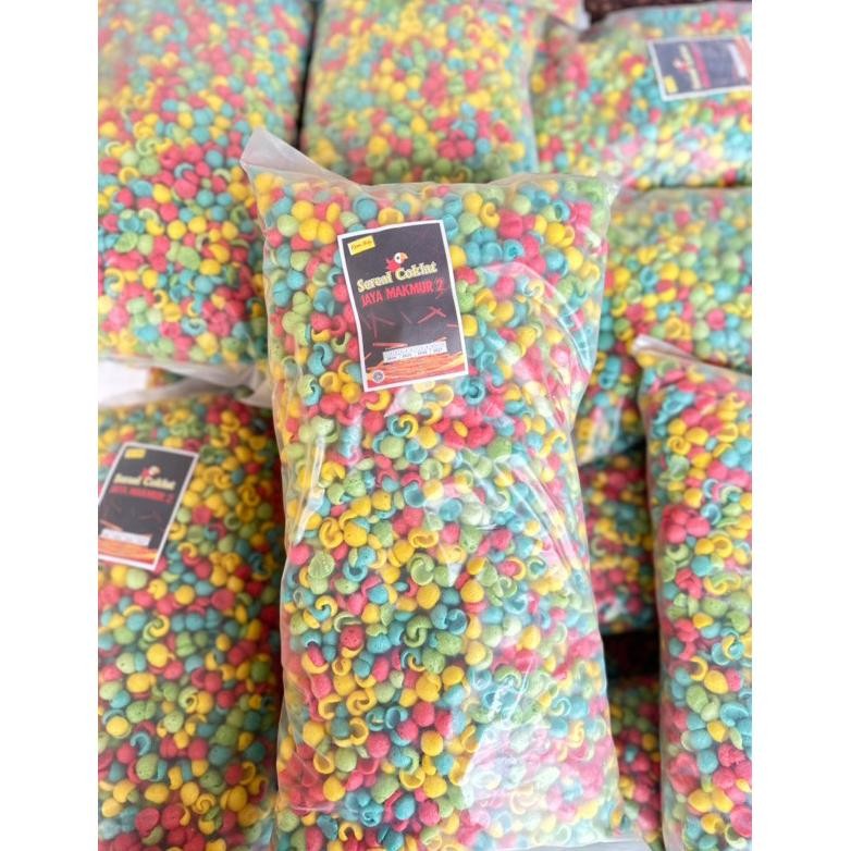 

1kg sereal rasa buah buahan cornpuff mix fruits
