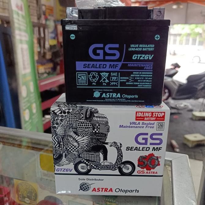 Aki Gs Vario 125 / 150 Gtz6V