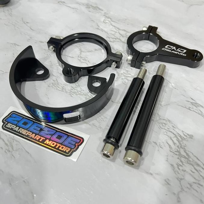 Steering Damper Gsx Plus Stabilizer Matris Carbon Breket Delkevic Ori
