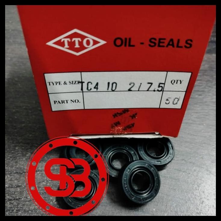 GRATIS ONGKIR (ISI 10PC) OIL SEAL TC4 10 21 7.5 / 10.00 21.00 7.50 TTO 