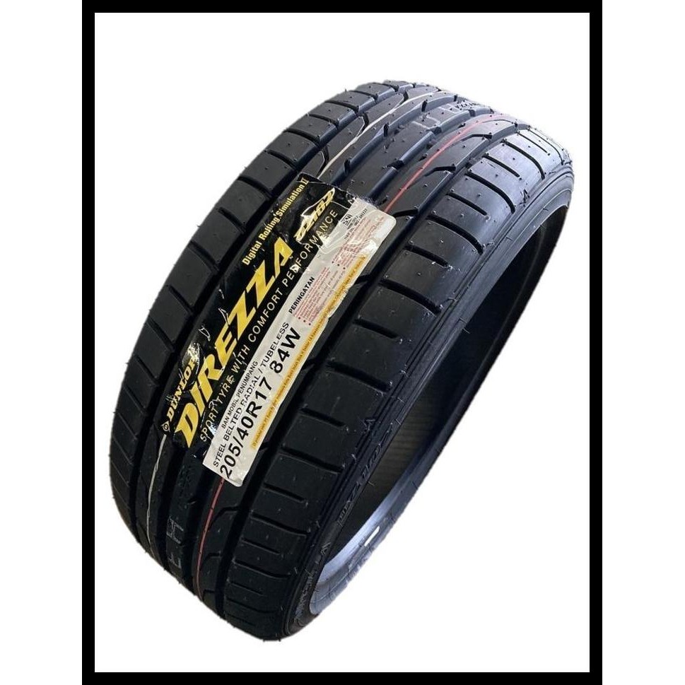 TERMURAH BAN LUAR DUNLOP 205 / 40 R17 84W DZ102 -67390- 