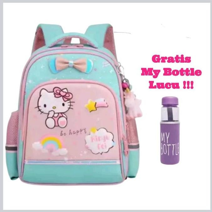

Miliki Tas Ransel Anak Perempuan Hello Kitty Lucu Bonus My Bottle Karakter Kartun
