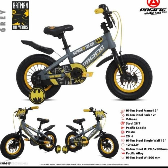 [ SPD ] Sepeda Anak BMX 12 Pacific Batman