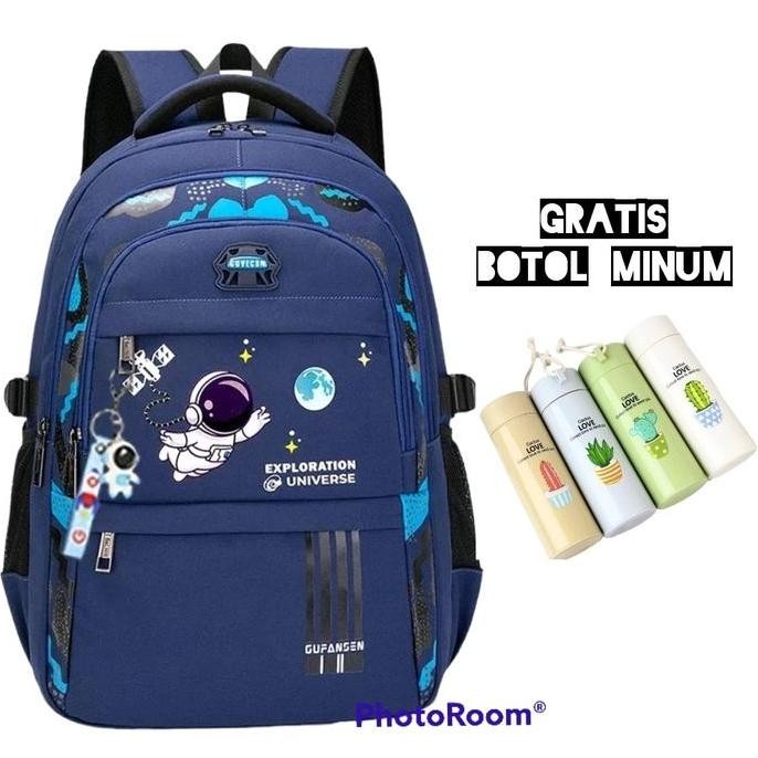 

Spesial Tas Ransel Anak Sekolah Sd Motir Astronot Gratis Botol Minum Kaca Fashion