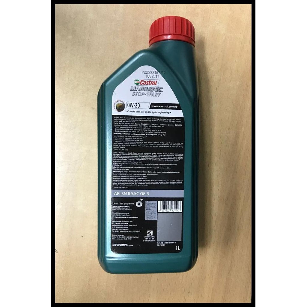 DISKON CASTROL OLI MAGNATEC STOP START 0W-20 1L - 67280 - 