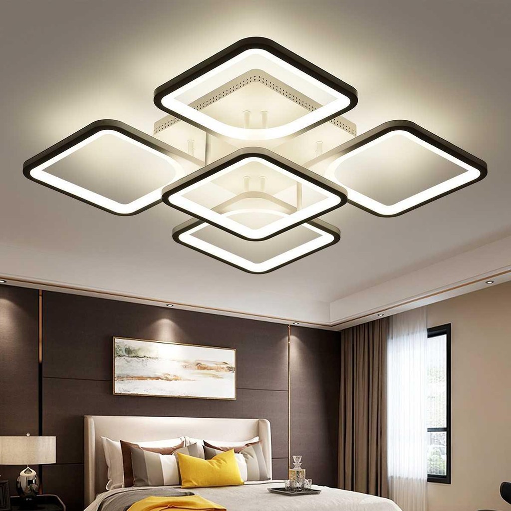 IRALAN Lampu Plafon LED Chandelier Remote App 3 Color 5 Head 60W IR-41 Lampu Taman Tenaga Harga Temp