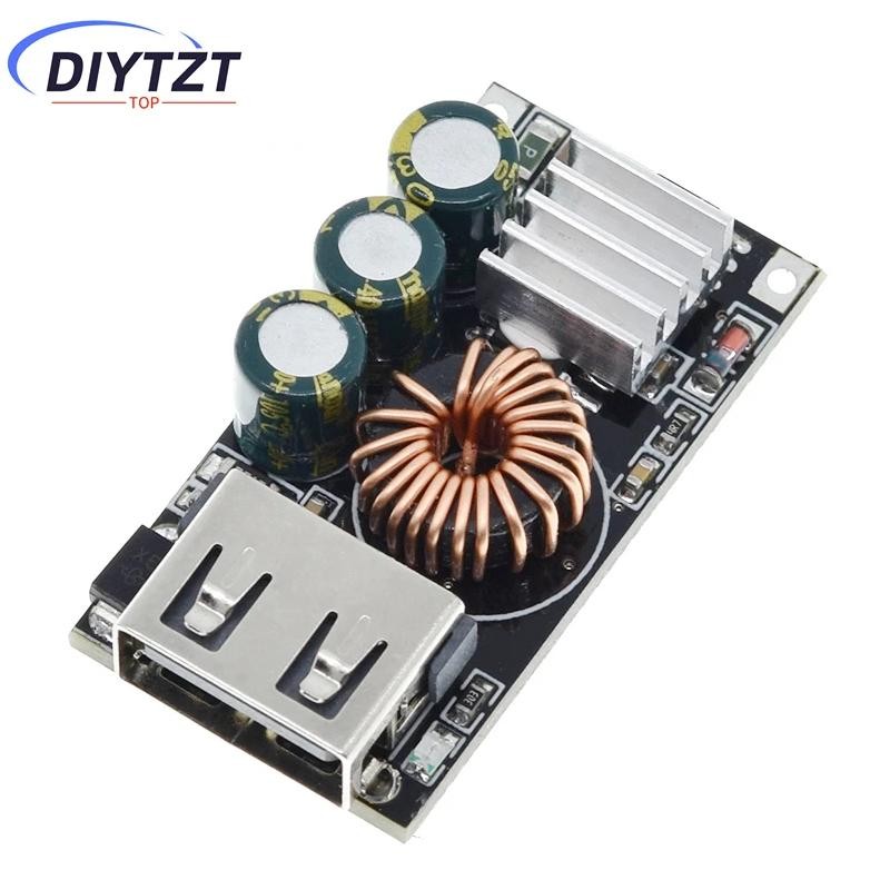 New  DIYTZT QC3.0 For Apple Huawei MTK Samsung DIY Fast Charger DC 5-32V 24W Step-down Module for Em