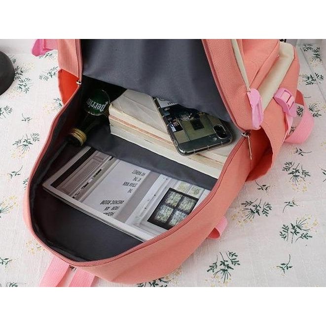 

Miliki Backpack 4In1 Gd36788 Tas Ransel Besar Set Cewek Sekolah Sd Smp Sma