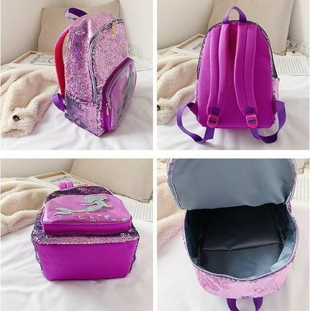 

Spesial Ransel Sequin Mermaid Tru035 Backpack Tas Anak Perempuan Sd