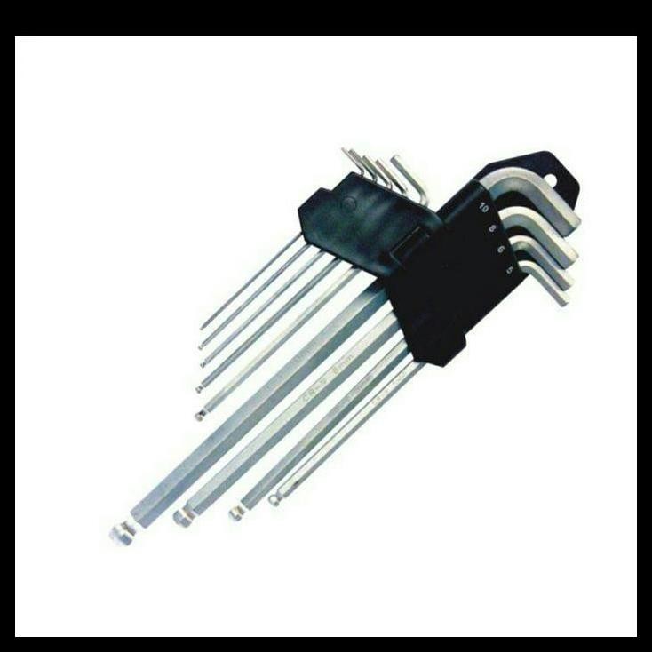 

GRATIS ONGKIR KRISBOW BALLPOINT HEX KEY M 1.5-10MM 9PCS KW0101636 !!!!!!