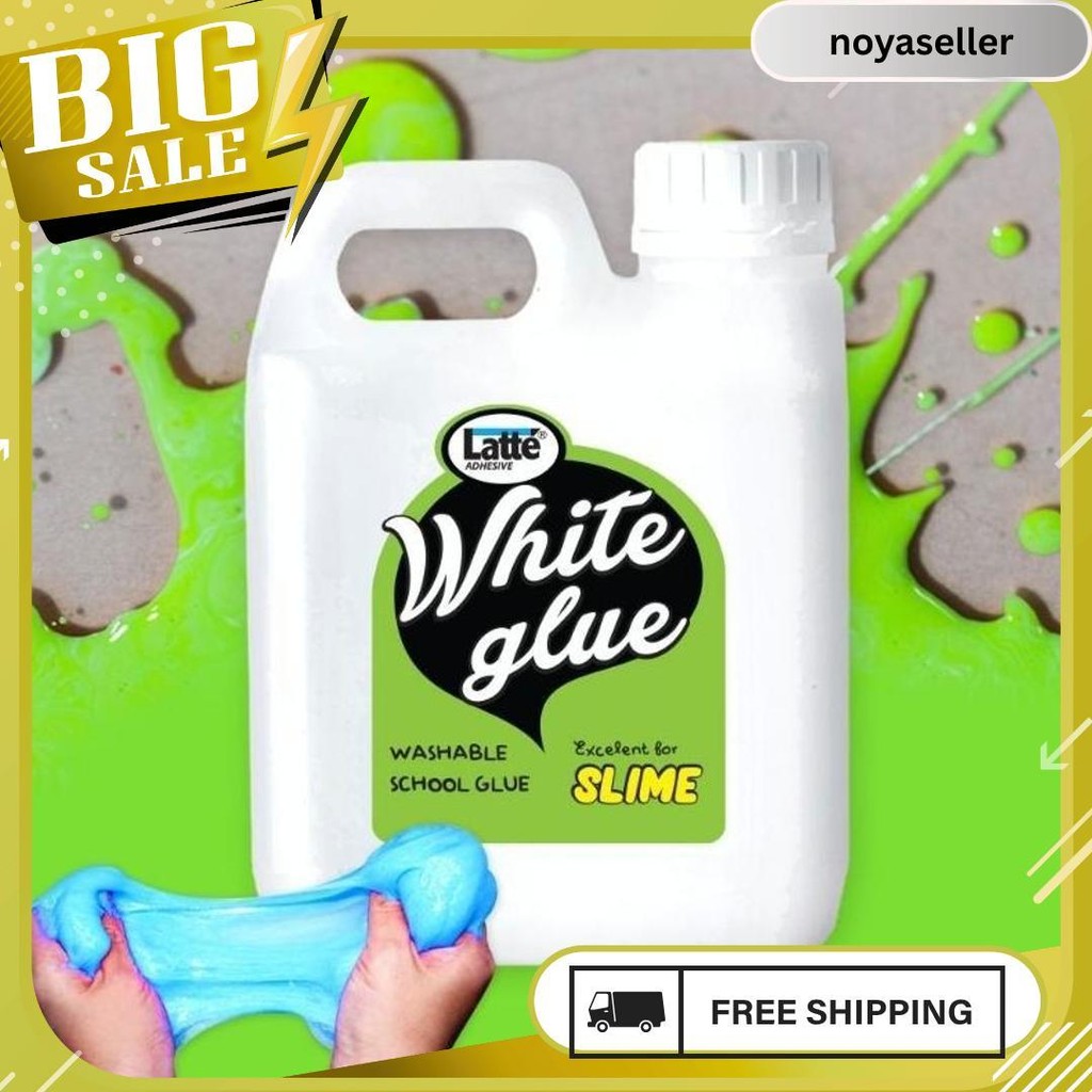 

Lem Putih 500 Ml Latte White Glue Slime Termurah