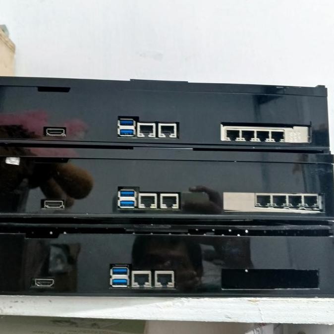 TERBARU - mikrotik x86 lisensi lv6 mini pc industrial 4core cpu Gigabyte ethernet setara ccr1009