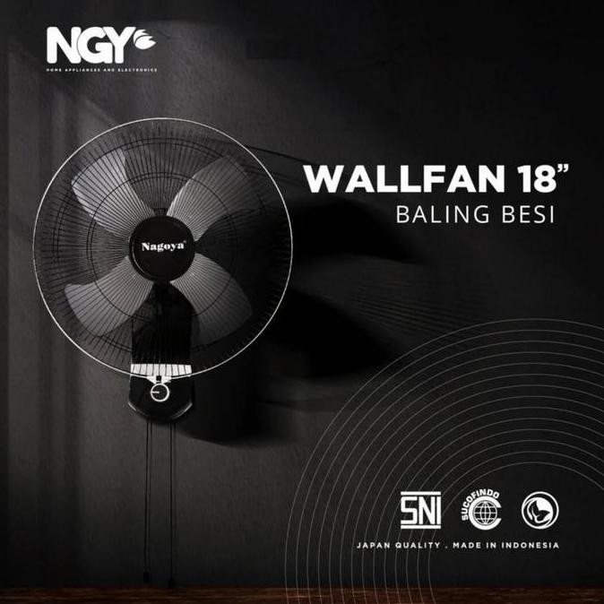 Kipas Angin Dinding Gantung Besi 18 inc / Nagoya Tornado Wall Fan 18in