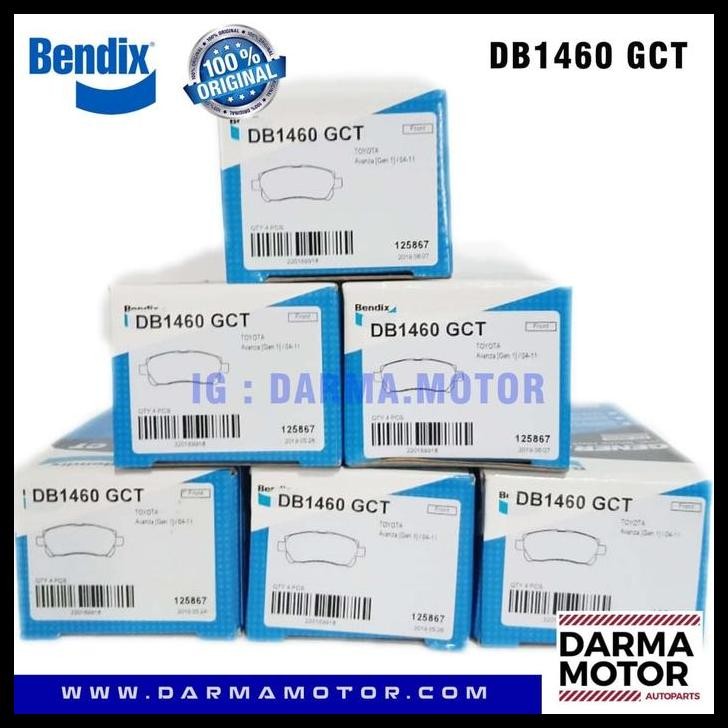 DISKON KAMPAS REM DEPAN AVANZA BENDIX DB1460 GCT