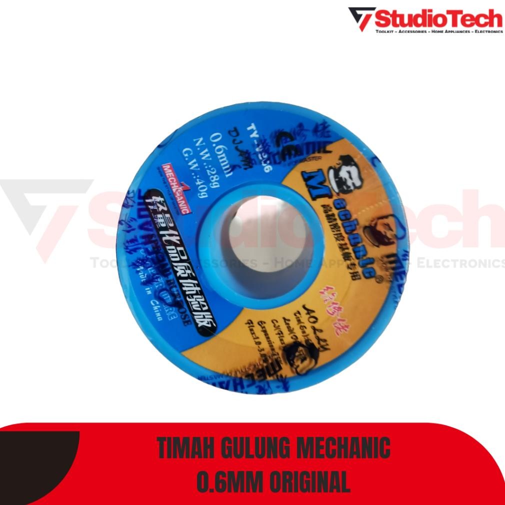Timah Gulung Timah Solder Mechanic Soldering Wire Mechanic 0.6mm original RB8