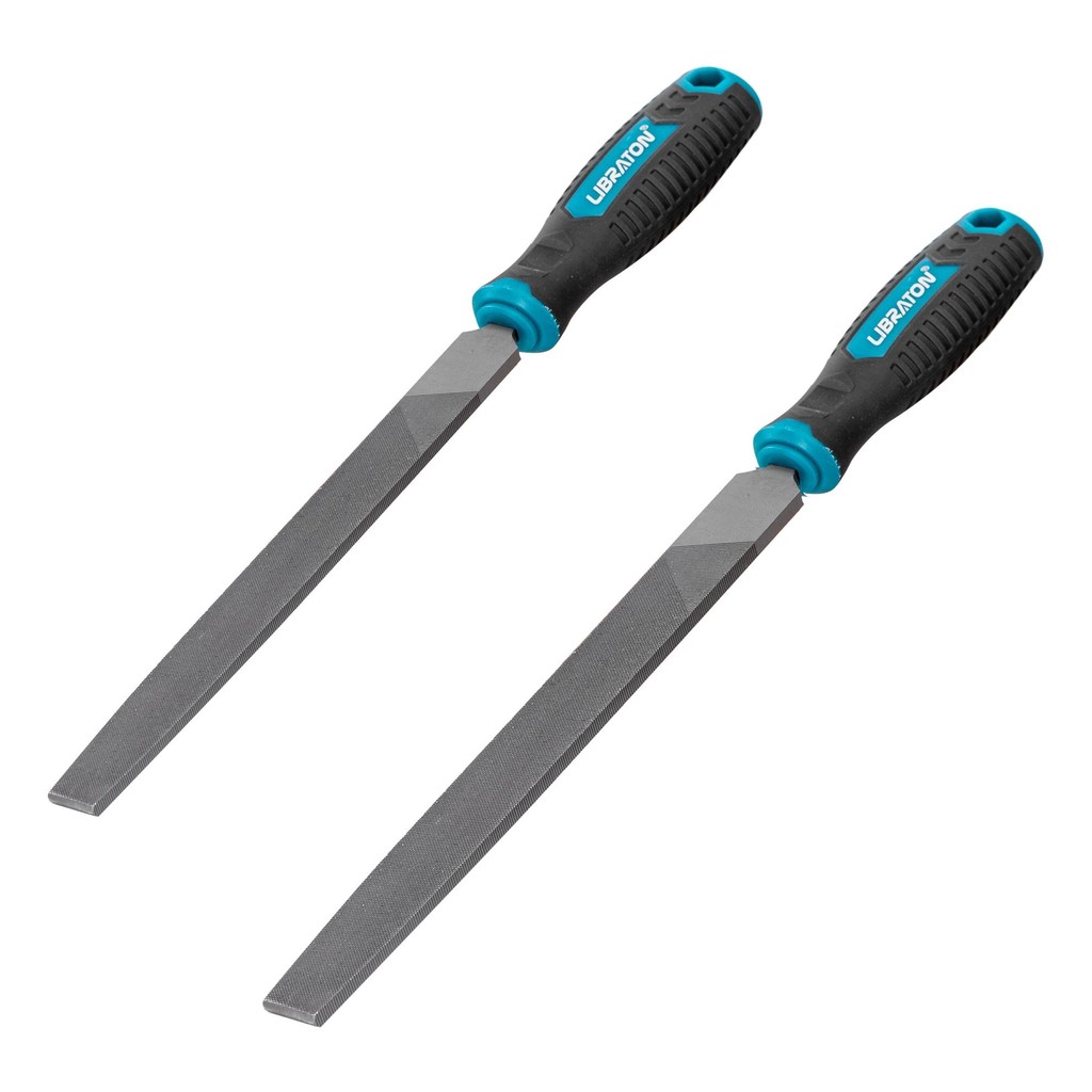 

LIBRATON 1pc 8/10 Inch Metal Flat File Tool, High Carbon Steel Metal File Tool for Metal, Wood, Plastic, Flat File for Refining