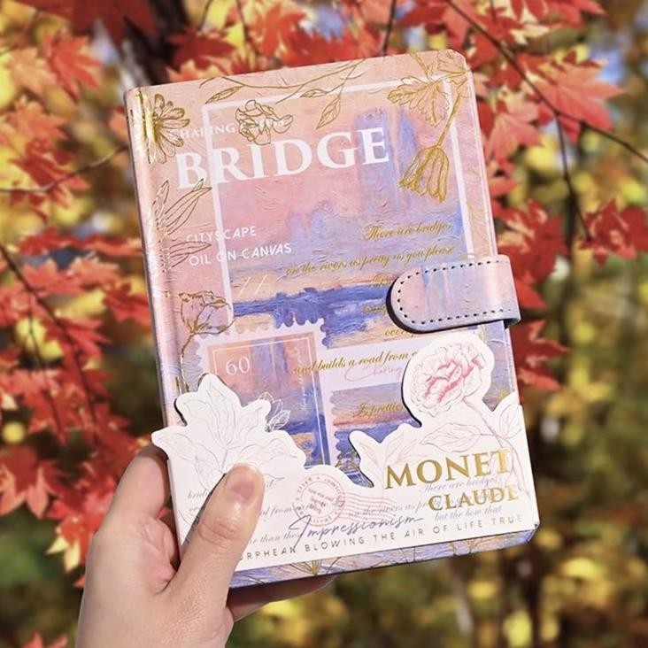 

Full Color Buku Diary Hardcover Notebook Buku Book Nature Pemandangan Korea Vintage Lucu Notebook