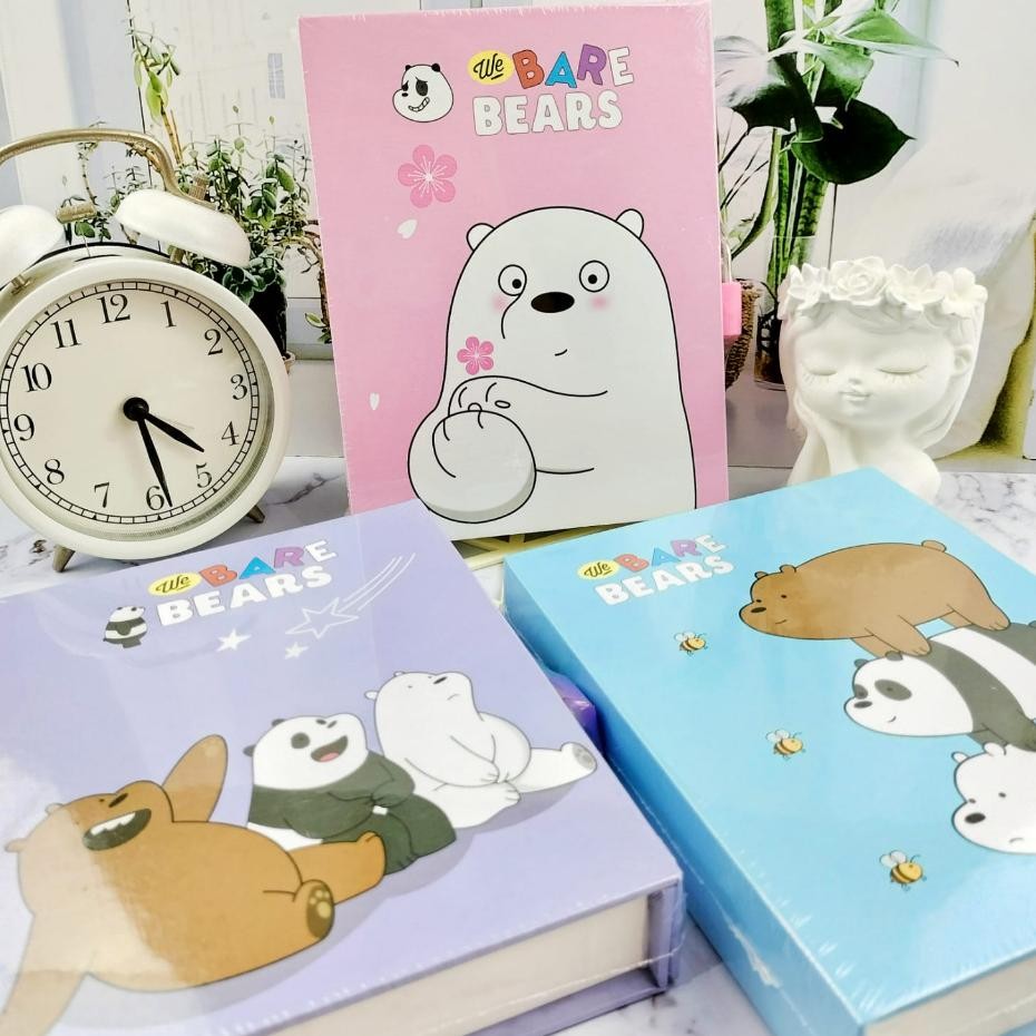 

Buku Diary Gembok We Bare Bear Jurnal Rahasia Imut Lucu Ter Unik Buku Tulis Catatan Lucu