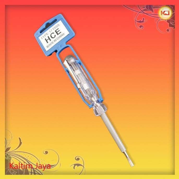 Kualitas terbaik] Tespen / Obeng Testpen / Test Pen Voltase Arus Listrik AC 13cm