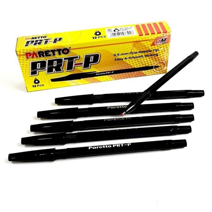 

Up Harga Grosir (1Kotak/12Pcs) Pulpen Ball Pen Paretto Prt-P 0,5Mm Gadjah Mada