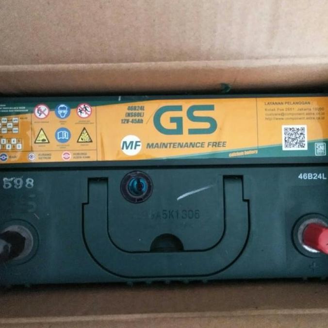 AKI/ACCU mobil Ns60L (45ah) gs astra mf