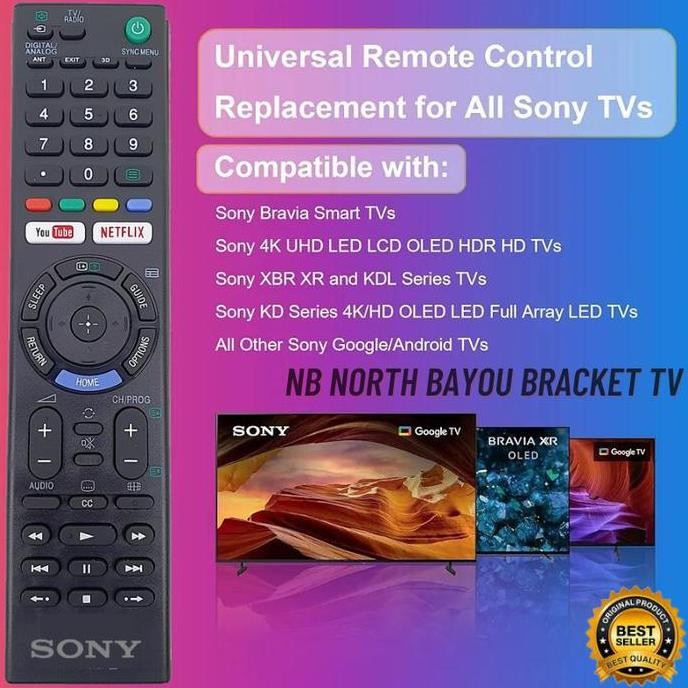 Terlaris Remote Remot Tv Sony Bravia Remote Sony Smart Tv Led Lcd Original