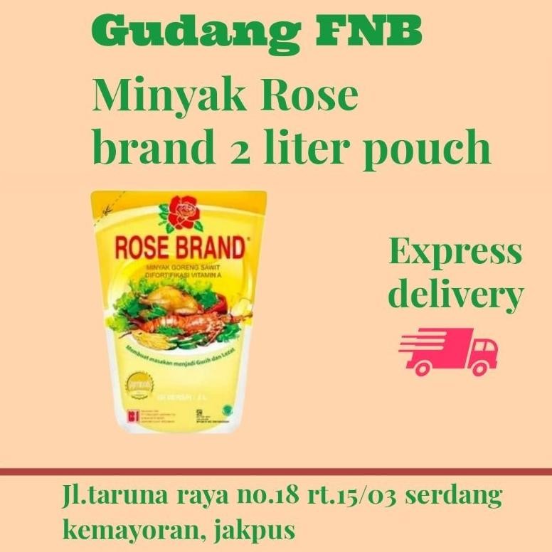 

Promo..!!! Minyak Goreng Rose Brand 2 Liter Pouch An