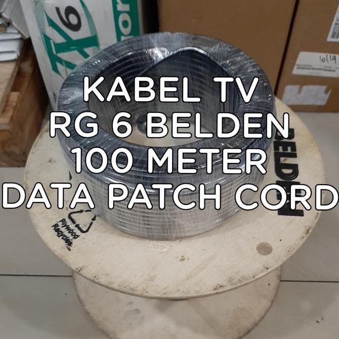 Terlaris Kabel Tv Belden Rg6 100Meter / Belden Rg 6 9116S 100Meter / Belden Rg6
