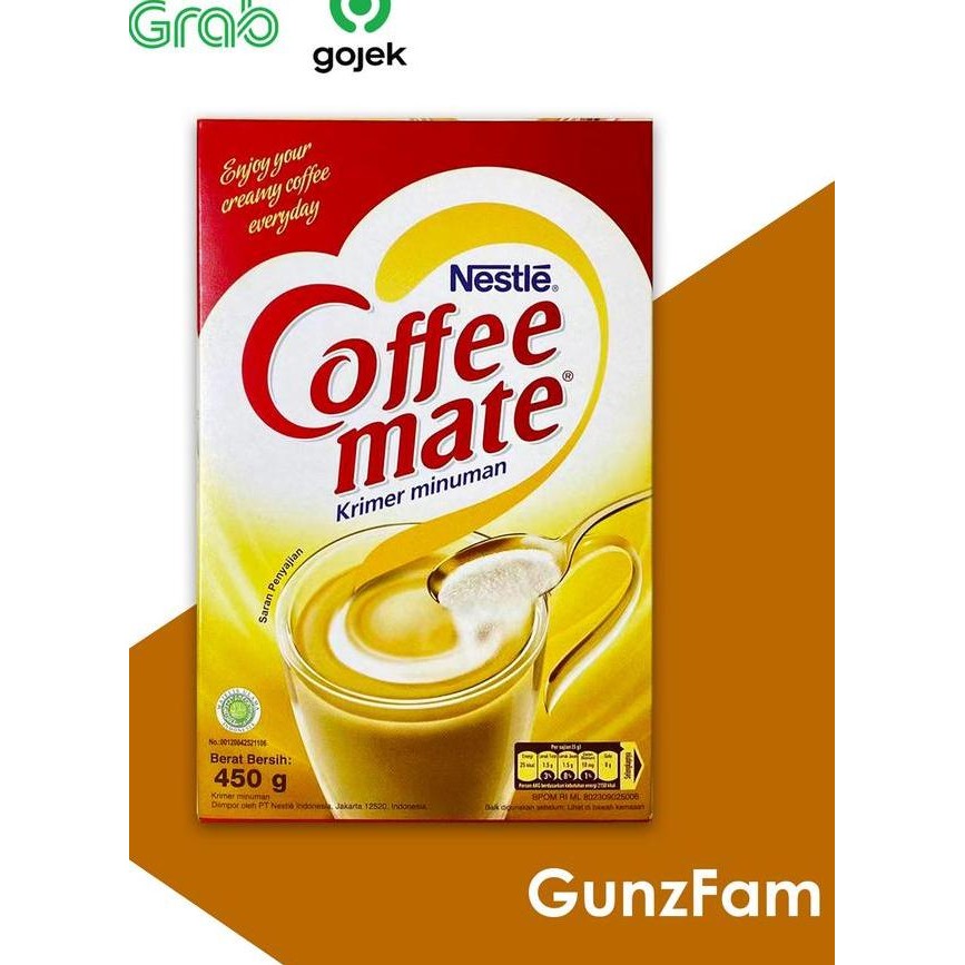 

Nestle Coffee Mate 450Gr Coffeemate Creamer Krimer Khusus Gojek Grab