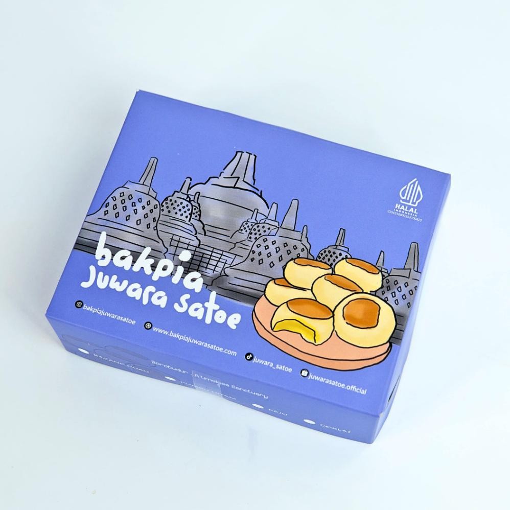

Bisa Cod Bakpia Juwara Satoe [ 4 Box ] Paket Bakpia Basah Mix Varian (Coklat, Keju, Original, Kumbu) - Oleh Oleh Khas Jogja We-12