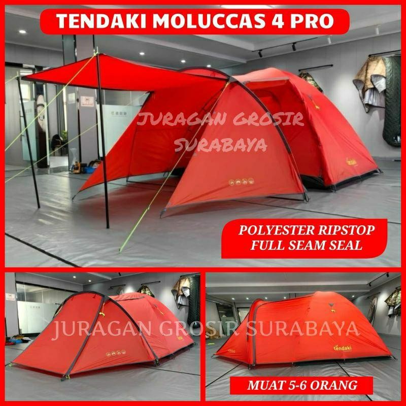 Tenda kapasitas 6 | Tendaki Moluccas 4pro | Tenda Coolwalk Family Dome 6 Orang