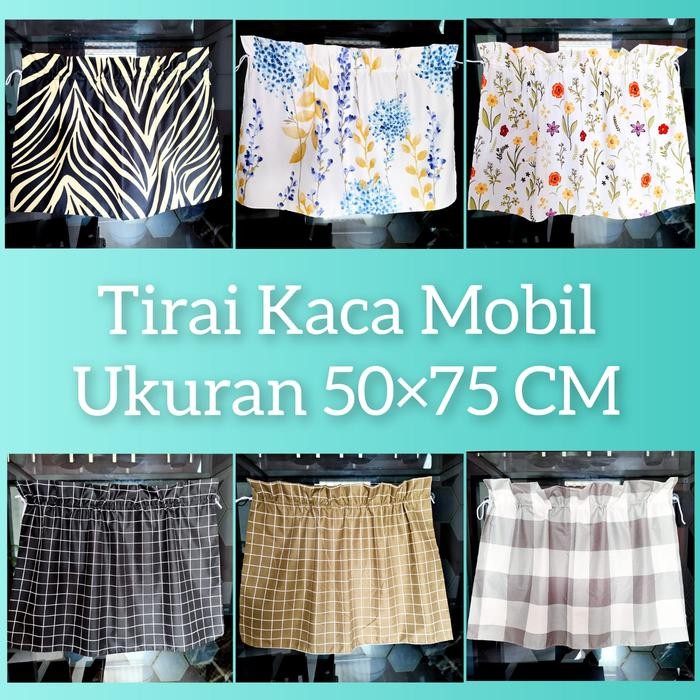[Allthebest] tirai kaca mobil gorden portable