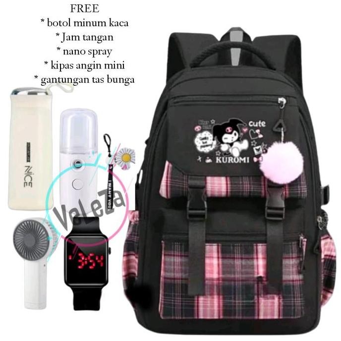 

Terjangkau Tas Sekolah Anak Perempuan Remaja Kuromi Banyak Bonus Tas Ransel Sekolah Sd Smp Tas Ransel