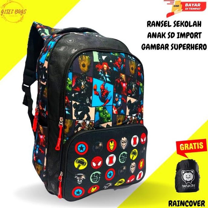 

Spesial Tas Sekolah Anak Laki Laki Sd Anti Air Ransel Anak Krakter