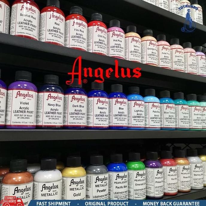 

Terbaru Angelus Acrylic Leather Paint 4 Oz 118Ml Cat Sepatu Angelus Murah