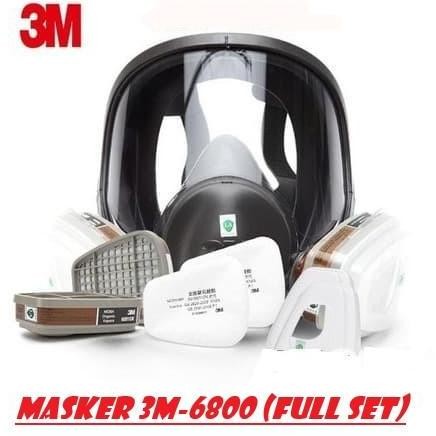 New 3M Masker Reusable full Face Mask Respirator 6800
