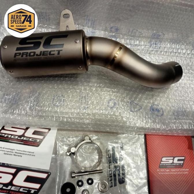 SC Project Titanium Z900 Knalpot