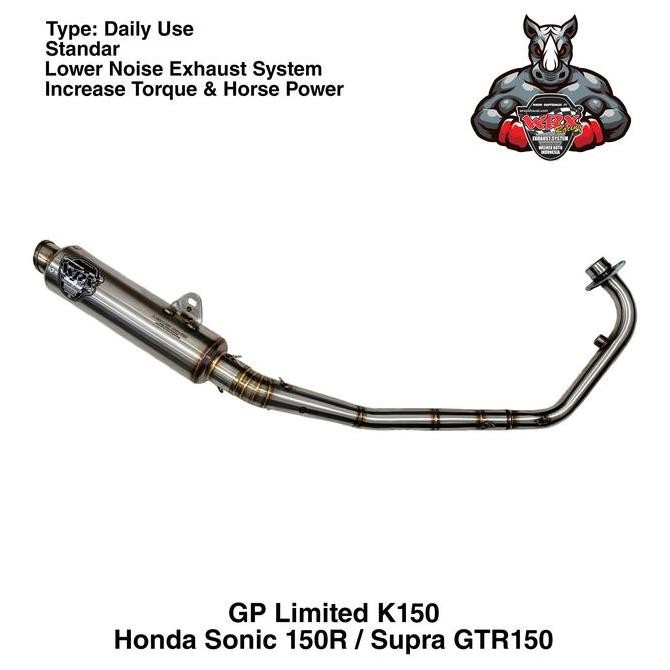 Knalpot WRX GP Limited K150 Sonic 150R
