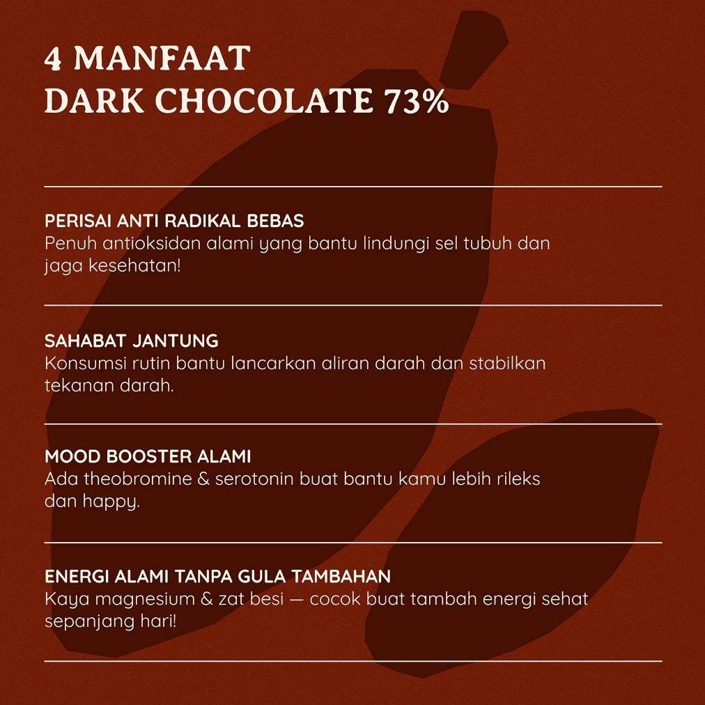 

Cau Chocolates - Organik Dark Chocolate Couverture 73% - 70 Gr