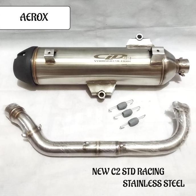 Knalpot CLD C2 Aerox Standar Racing - Knalpot Standar Racing Aerox 155