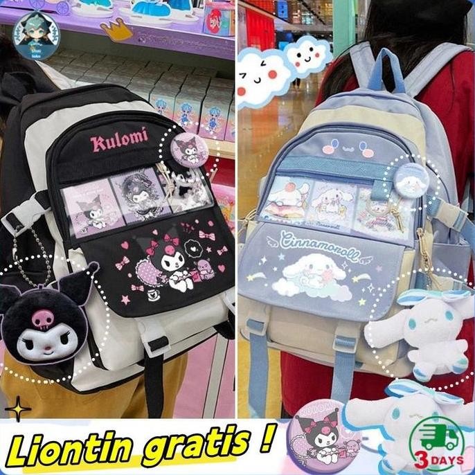 

Terjangkau CodRansel Cinnamoroll Tas Sekolah Sanrio Ransel Anak Karakter Tas Cinnamoroll / Tas Kuromi Melody Tas Sekolah Anak Perempuan Smp Sma Ransel Wanita Premium Bac