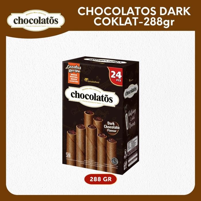 

Cri Chocolatos - 1 Box Chocolatos Dark Coklat - 288Gr