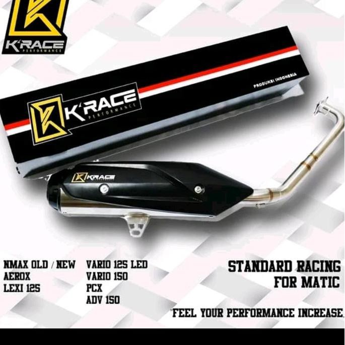 KNALPOT STANDARD RACING XMAX NMAX AEROX LEXI OLD NEW KRACE K-RACE
