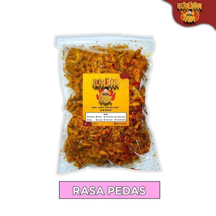 

Cri Kerajaan Kriuk - Promo Beli 1 Dapat 2 Usus Crispy Gurih Pedas Daun Jeruk Cemilan 250 Gram Ayam Food Snack Keripik Makanan Kripik Camilan