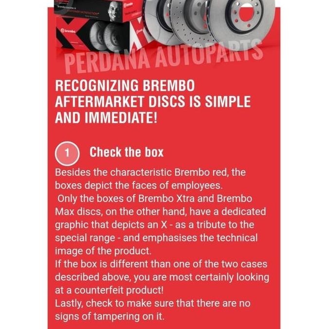 BREMBO Front Disc Brake Innova 04-15 Orinal BREMBO 09A13011 UV