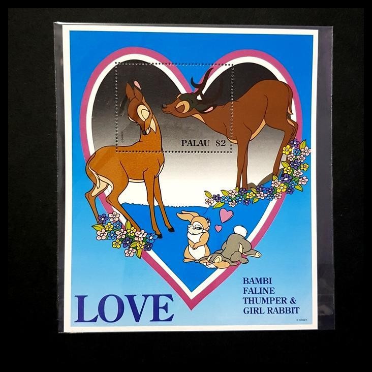 

TERBARU PRANGKO/PERANGKO DISNEY. LOVE. BAMBI FALINE THUMPER & GIRL RABBIT !!!!!!