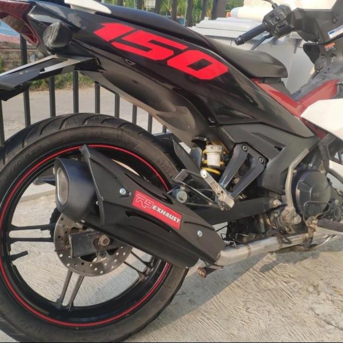 Knalpot R9 Misano MX King, Jupiter MX, Sonic, Supra GTR, Satria Fu
