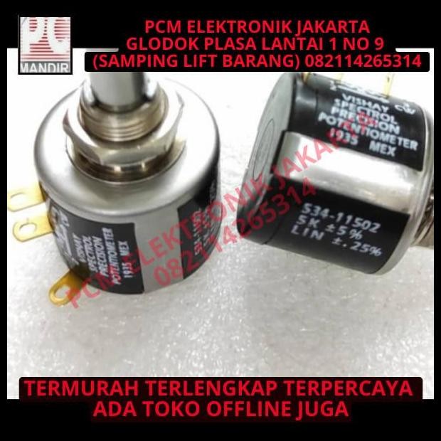 TERMURAH POTENSIO SPECTROL HITAM MOD534 MOD 534 11502 200R 200OHM 
