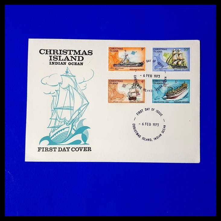 

TERMURAH PRANGKO KAPAL ABAD 17, 18 DAN 19. FDC CHRISTMAS ISLAND INDIAN OCEAN !!!!!!